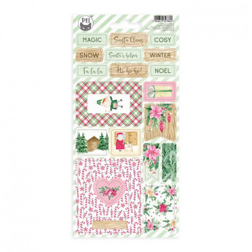 Chipboard Sticker - Santas Workshop 01