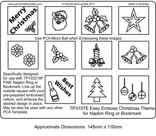 EMBOSSING Easy Emboss Christmas Theme