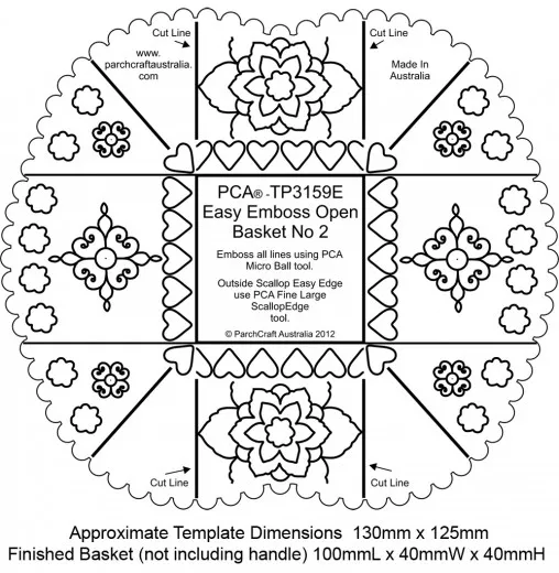 EMBOSSING Easy Emboss Open Basket No. 2