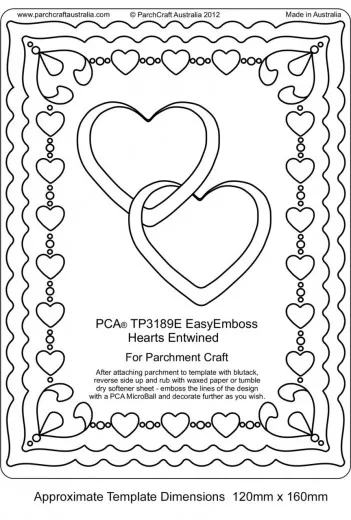 Embossing Easy Emboss Hearts Entwined