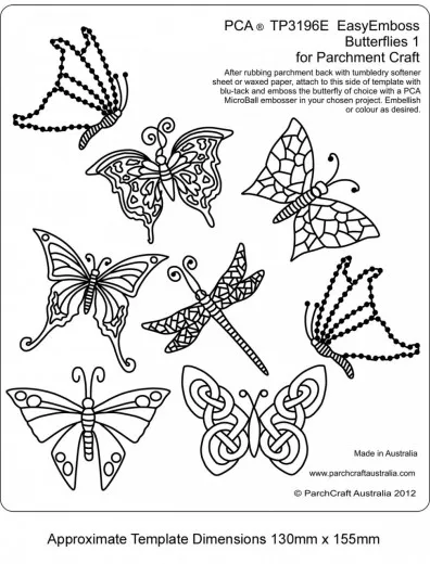 EMBOSSING Easy Emboss Butterflies 1