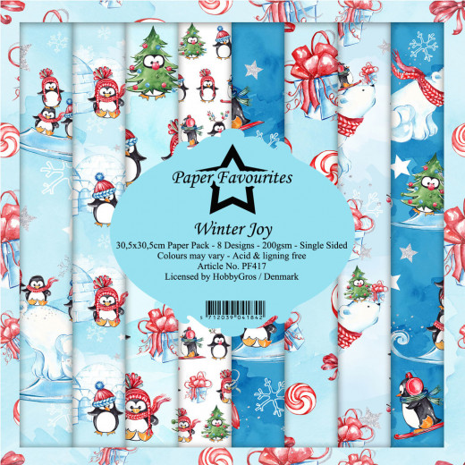 Paper Favourites Winter Joy 12x12 Paper Pack