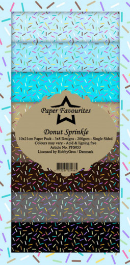 Paper Favourites Donut Sprinkle Slim Paper Pack