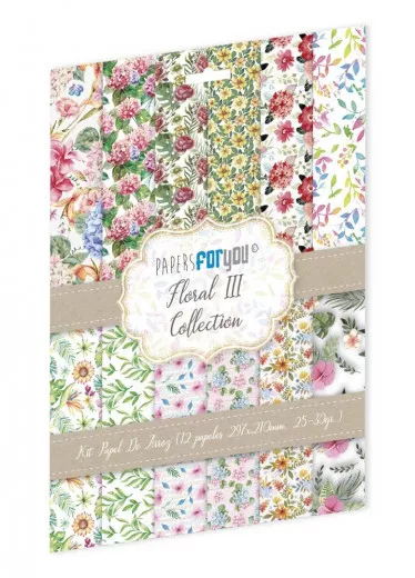 Floral 3 - A4 Rice Paper Kit