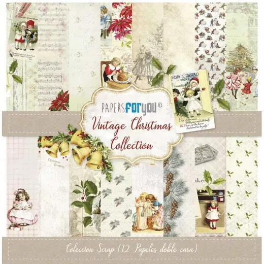 Vintage Christmas 12x12 Paper Pack