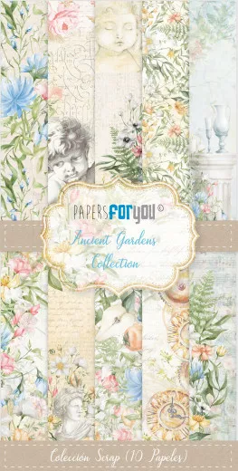 Ancient Gardens 6x12 Slim Scrap Paper Pack