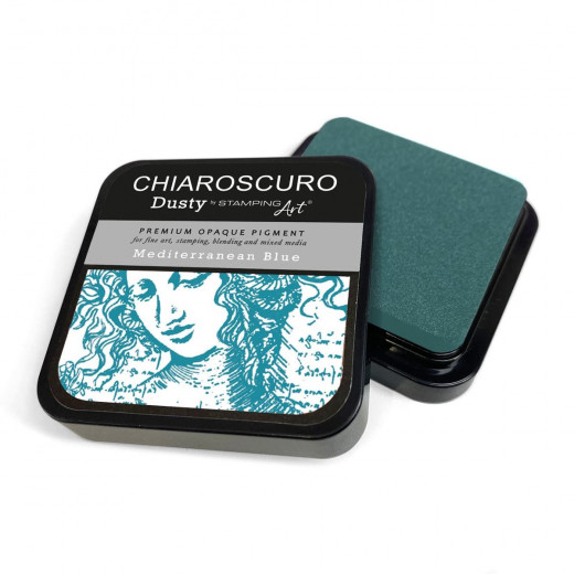 Chiaroscuro Dusty Ink Pad - Mediterranean Blue