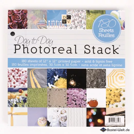 DCWV - 12x12 Paper Pad - Day to Day - Photoreal Stack