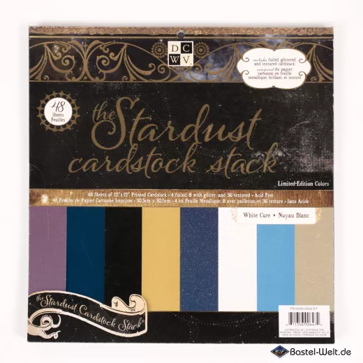 DCWV - 12x12 Paper Pad - the Stardust Cardstock Stack