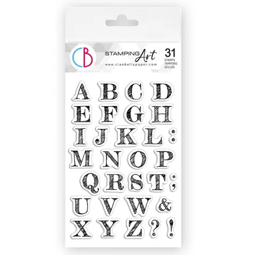 Clear Stamps - Design Uppercase Alphabet