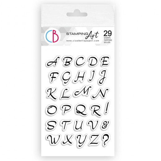 Clear Stamps - Moonlight Uppercase Alphabet