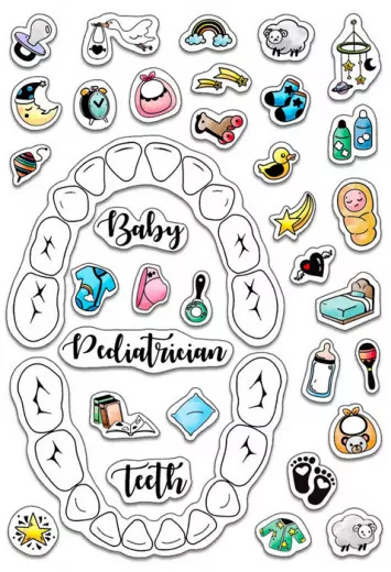 Clear Stamp Set - BuJo Baby