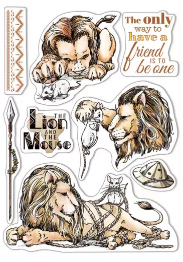 Clear Stamp Set - The Lion and the Mouse