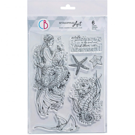 Clear Stamp Set - Mermaid