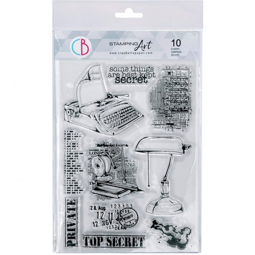 Clear Stamp Set - Top Secret