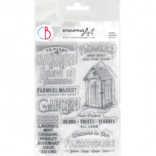 Clear Stamp Set - Farmhouse Garden