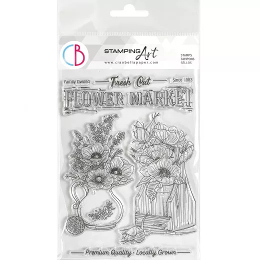 Clear Stamp Set - Flower Market