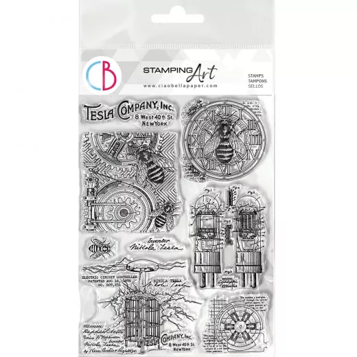 Clear Stamp Set - Tesla Company