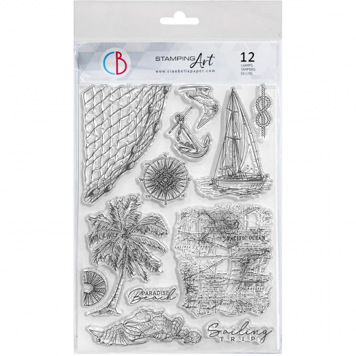 Clear Stamp Set - Sailing Trip