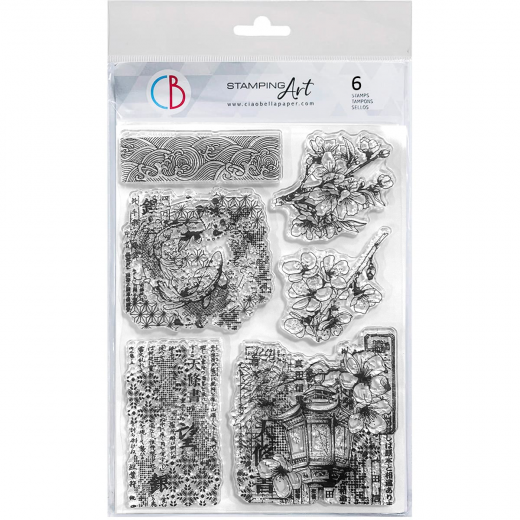 Clear Stamp Set - Land of the Rising Sun - Sakura Blossom