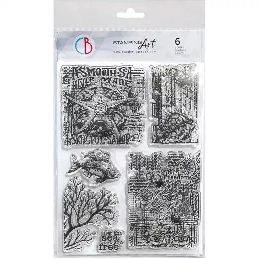 Clear Stamp Set - Coral Reef - Submersible Secrets