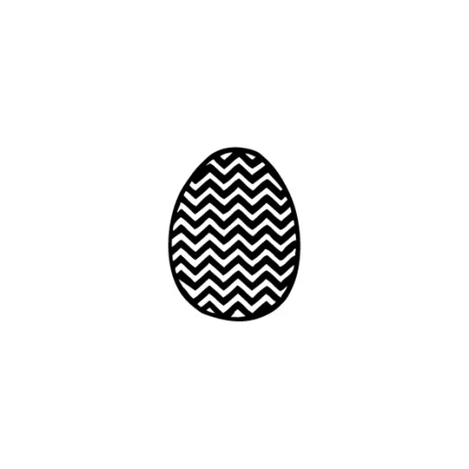 Stempel - Ei Zickzack