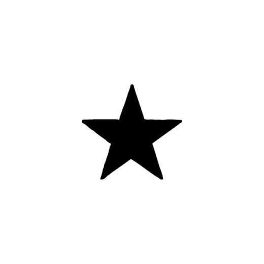 Stempel - Stern flächig