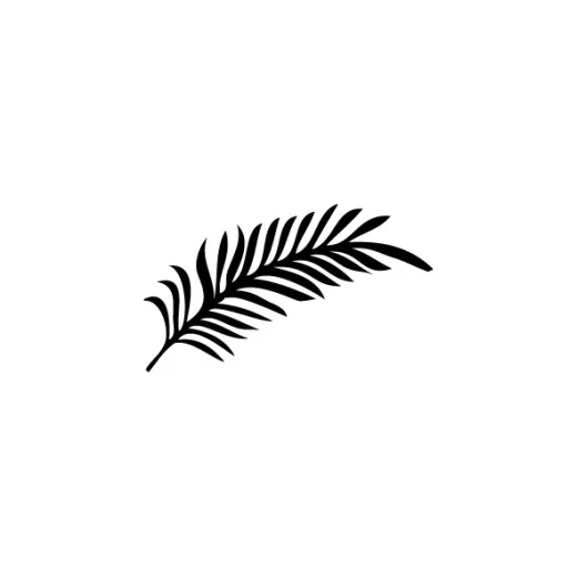 Stempel - Palmenblatt