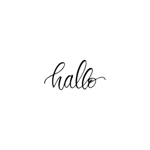 Stempel - hallo