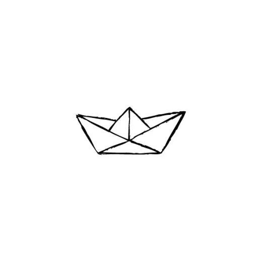 Stempel - Papierboot