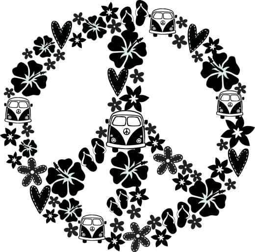 Stempel - Peace Zeichen