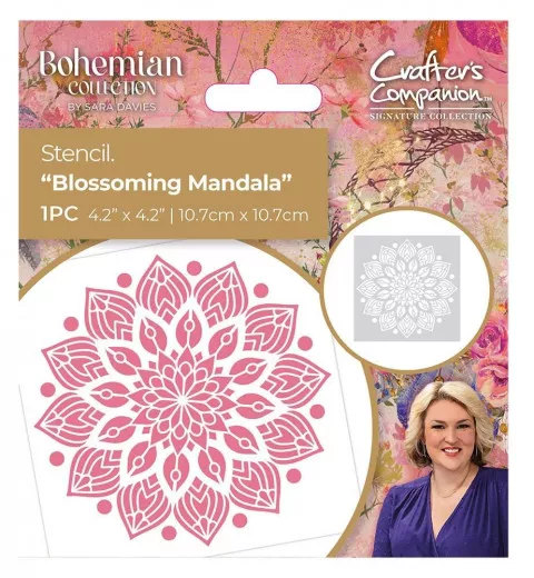 Bohemian Collection - Stencil - Blossoming Mandala