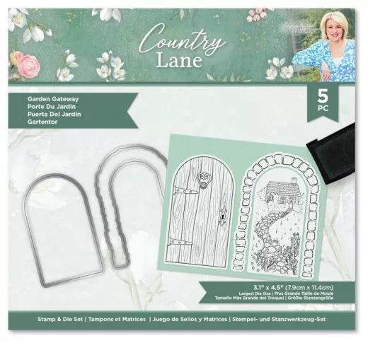 Clear Stamps and Cutting Die - Country Lane Garden Gateway