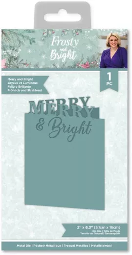 Metal Die - Frosty and Bright Merry and Bright