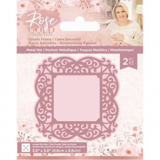 Rose Gold Ornate Frame Die