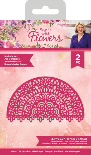 Metal Cutting Die - Say It With Flowers Intricate Arc