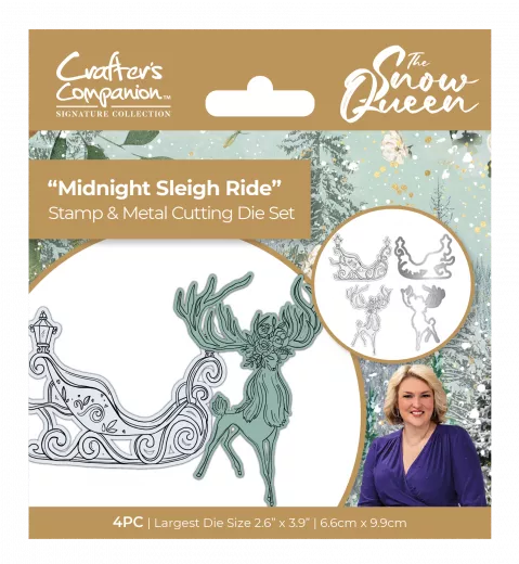 Clear Stamps and Cutting Die - The Snow Queen - Midnight Sleigh Ride