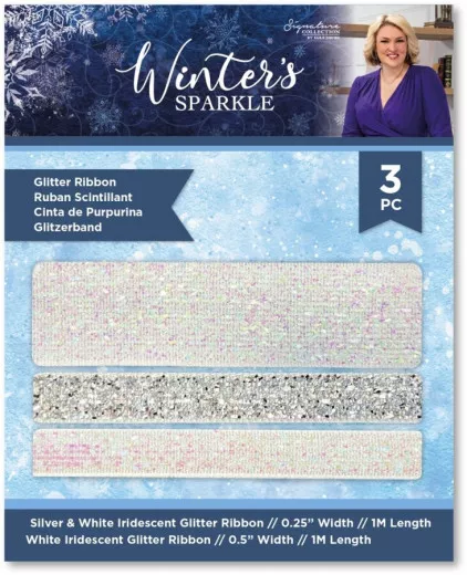 Winters Sparkle - Glitter Ribbon