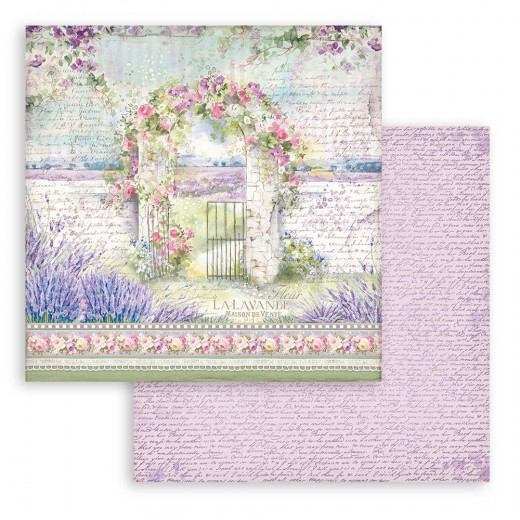 Stamperia 2-seitiges 12x12 Designpapier - Provence Arch