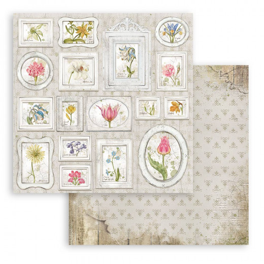 Stamperia 2-seitiges 12x12 Designpapier - Romantic Garden House 