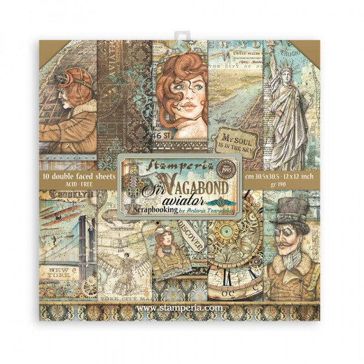 Sir Vagabond Aviator 12x12 Paper Pack