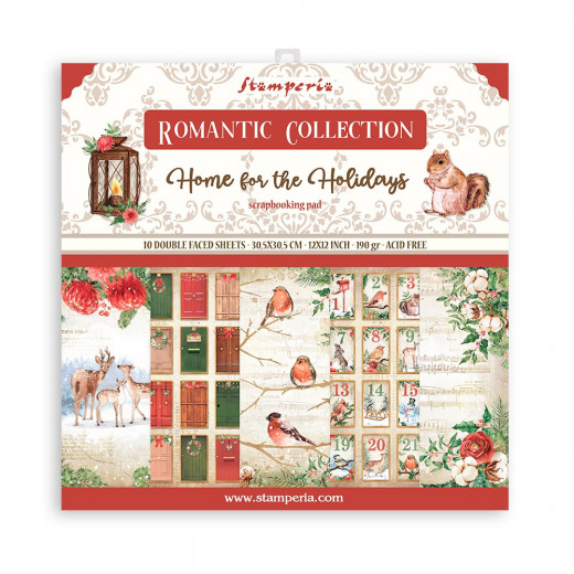 Romantic Home for the holidays 12x12 Paper Pack