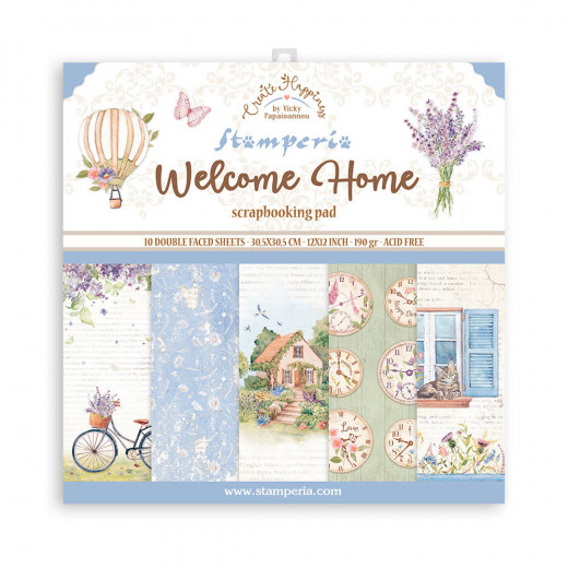 Create Happiness Welcome Home 12x12 Paper Pack