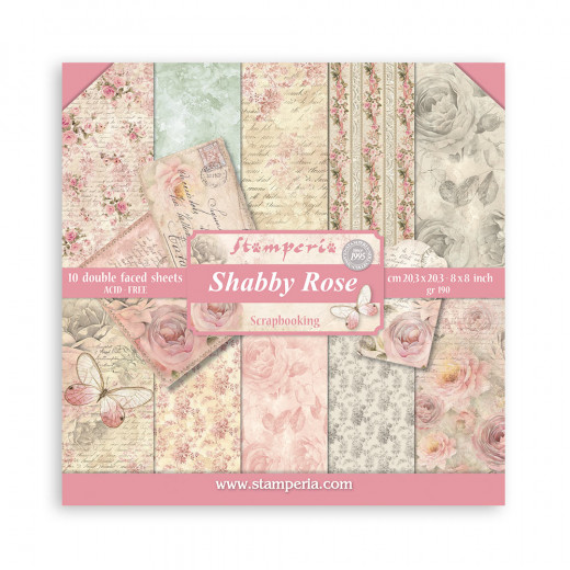 Shabby Rose - 8x8 Paper Pack