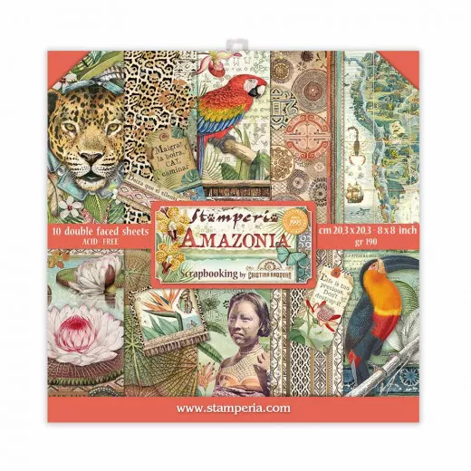 Amazonia 8x8 Paper Pack