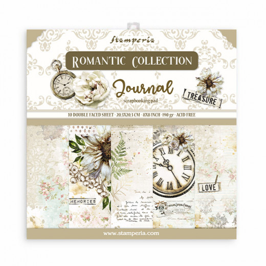 Romantic Journal 8x8 Paper Pack