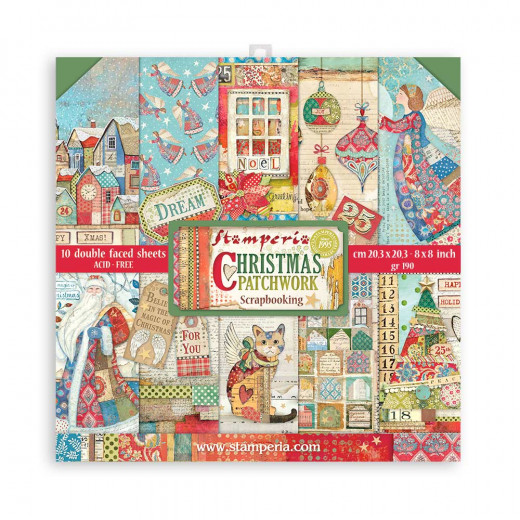 Christmas Patchwork 8x8 Paper Pack