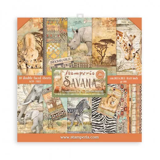 Savana 8x8 Paper Pack