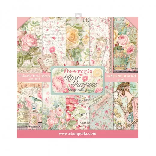 Rose Parfum 8x8 Paper Pack