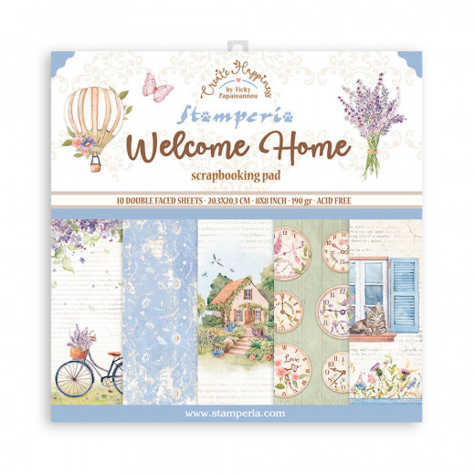 Create Happiness Welcome Home 8x8 Paper Pack